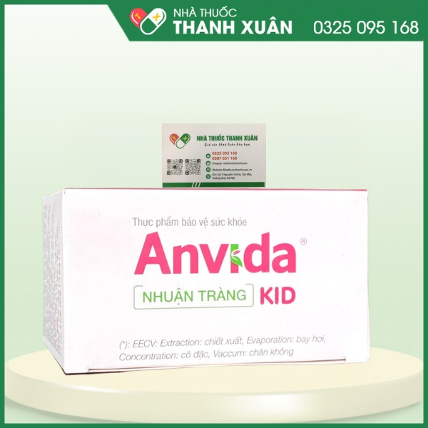 ANVIDA Nhuận tràng Kid - Hỗ trợ nhuận tràng, giảm táo bón